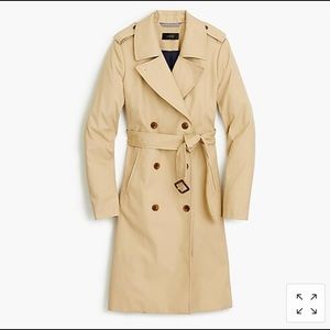 J Crew Icon Trench Coat in vintage khaki